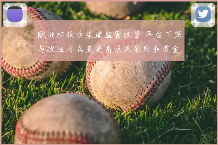 欧洲杯投注渠道监管收紧 平台下架与投注方式变更看点及彩民和奖金流向